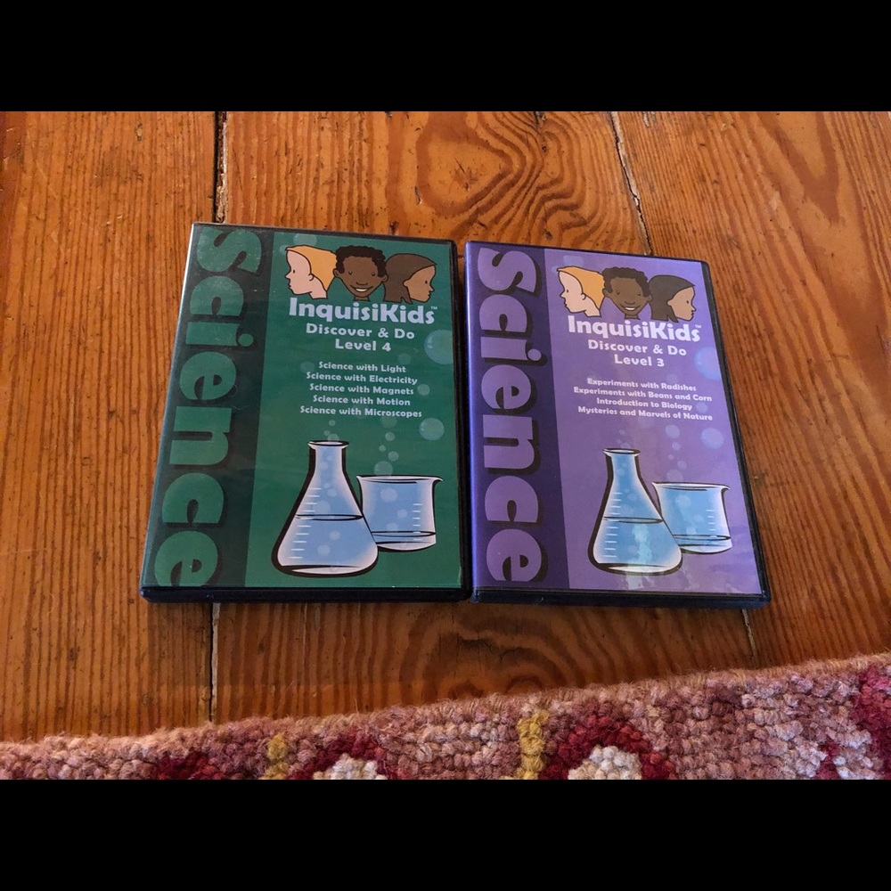 Sonlight Homeschooling Science Discover Do InquisiKids DVD bundle lot learning